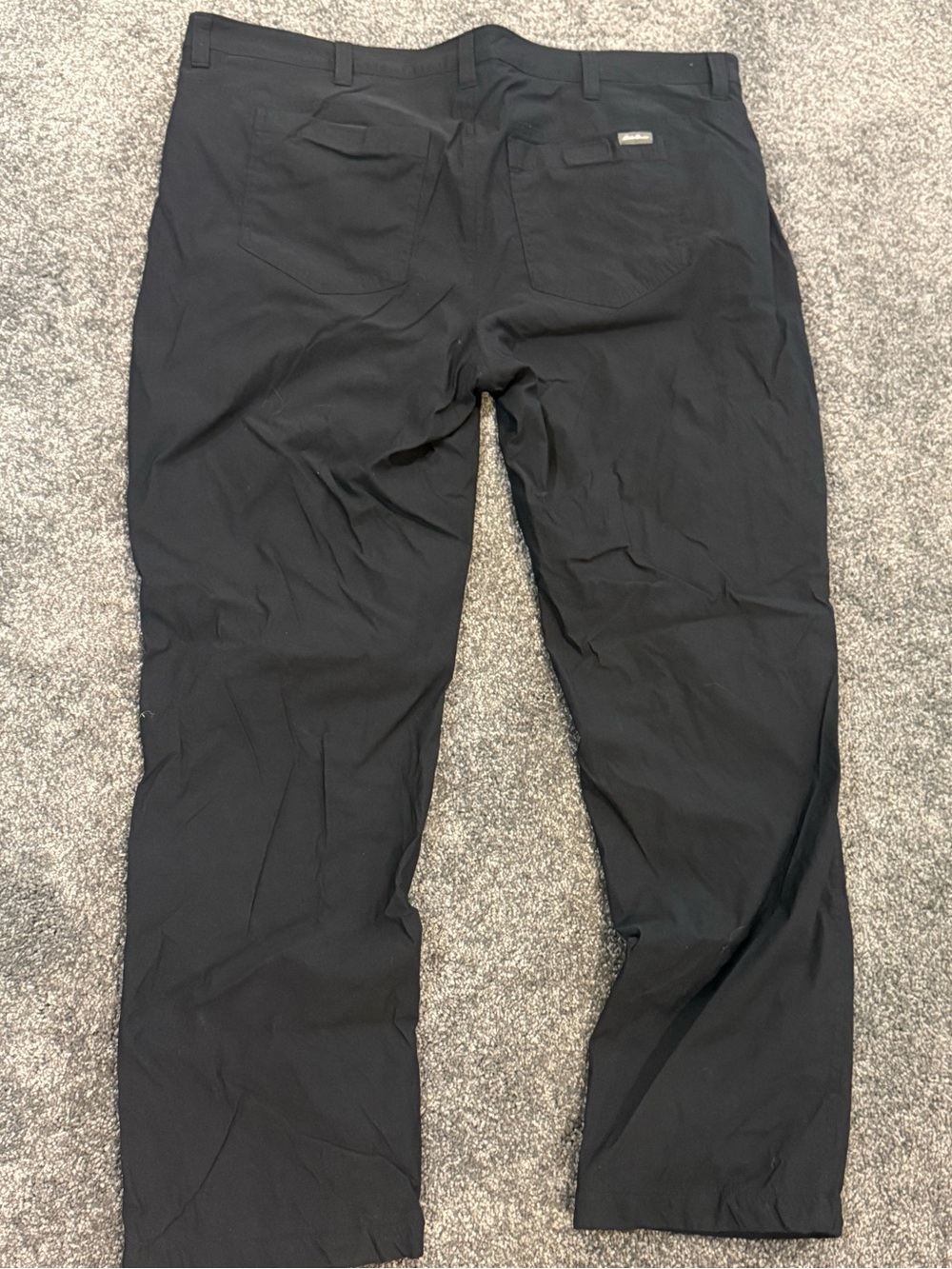 Eddie Bauer Black Men's Fleece Lined Utility Pants